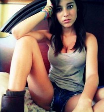 Cute blonde amateur Katy